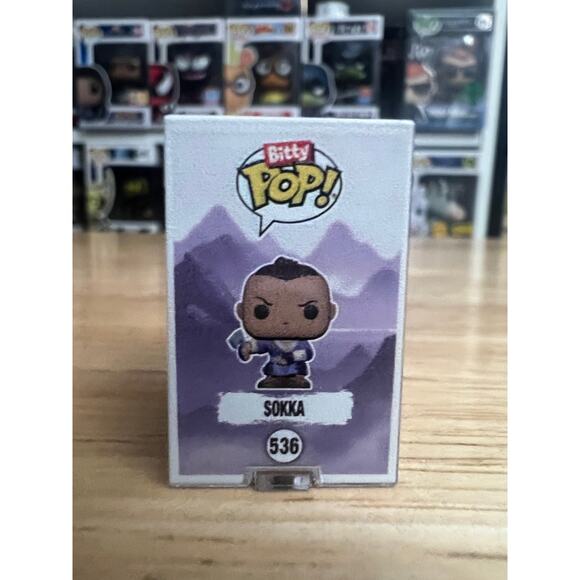 BITTY Sokka Funko Pop #536 ATLA Avatar Last Airbender Nickelodeon Anime Nick TV - Picture 2 of 6